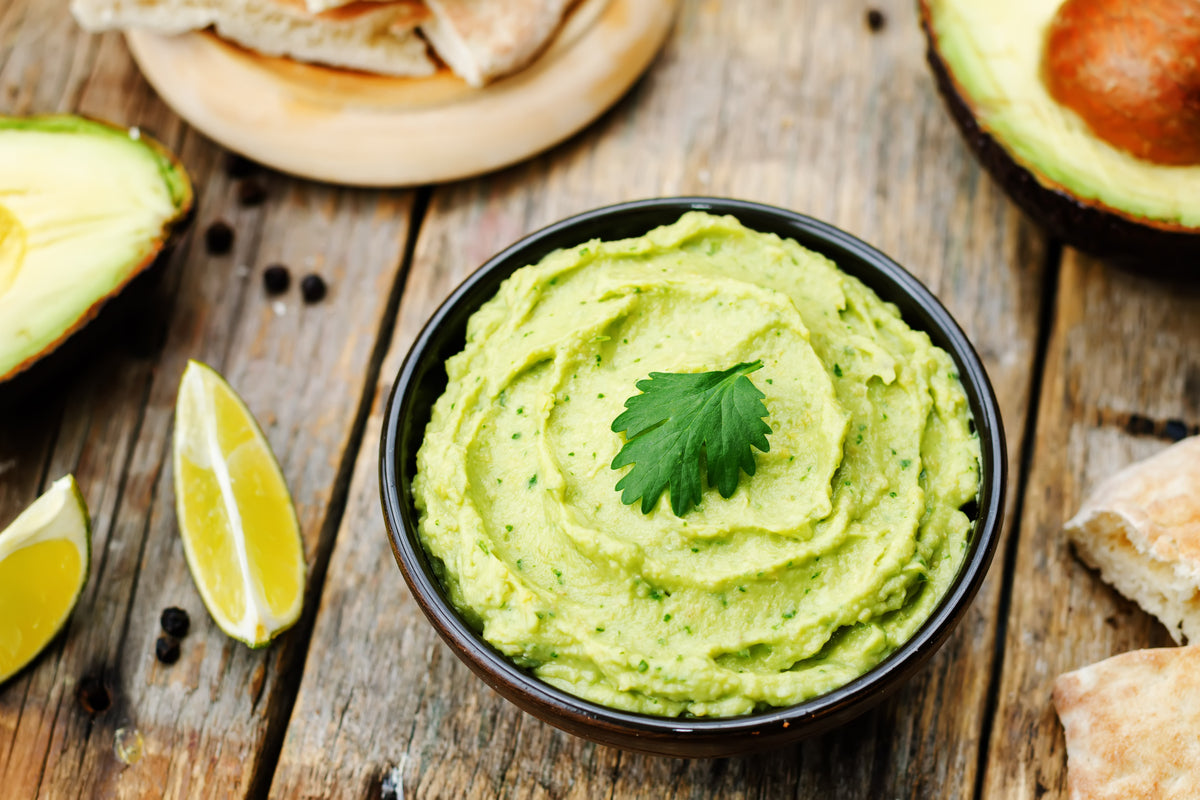 Plant Based Appetizer Avocado Hummus