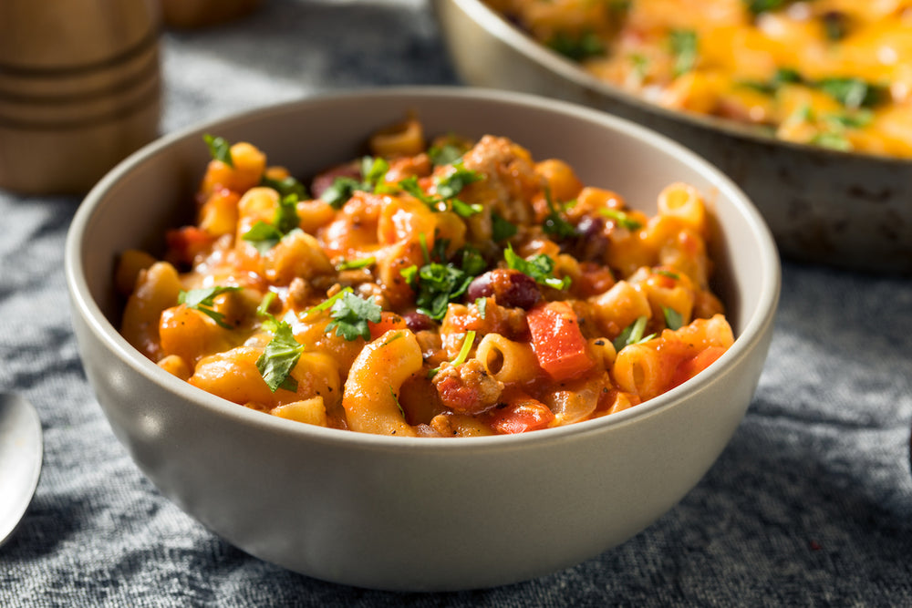 Vegan and GF Chili Mac