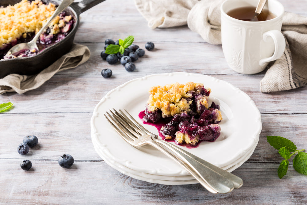 Plant Based Blueberry Dessert