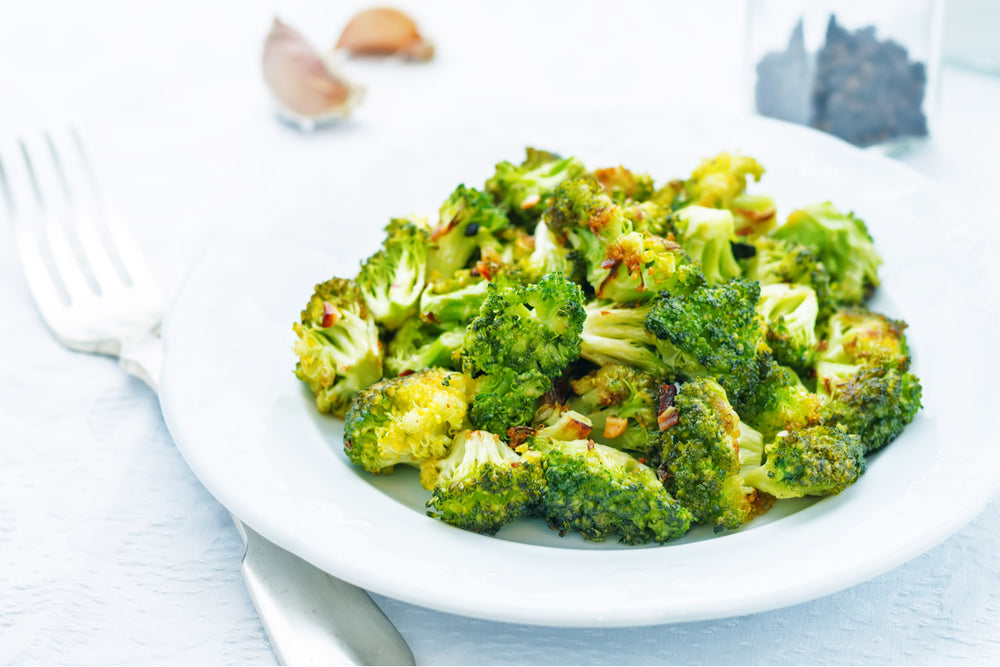 Plant Based Recipe Garlic Ginger Broccoli