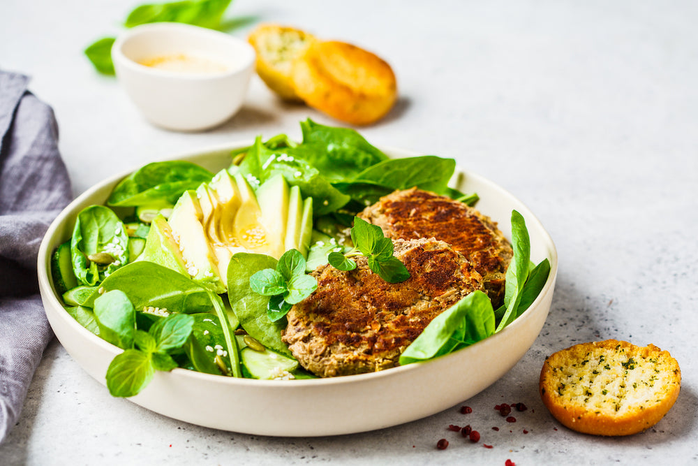 veggie burger bowl