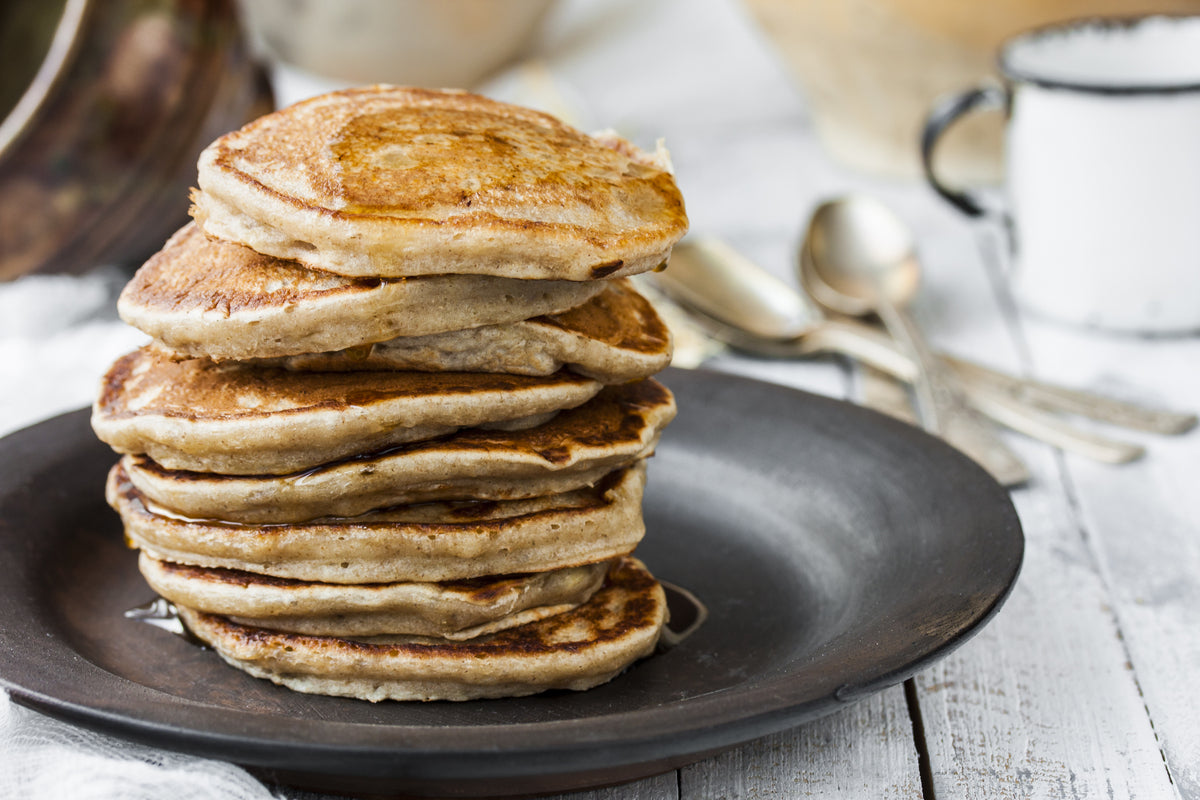 Plant-Based Pancakes (Gluten-Free, Oil-Free)