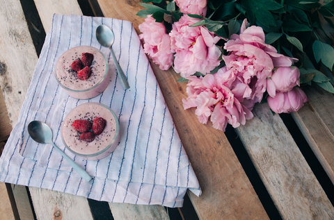 Raspberry Nice Cream (Plant-Based, Gluten-Free)