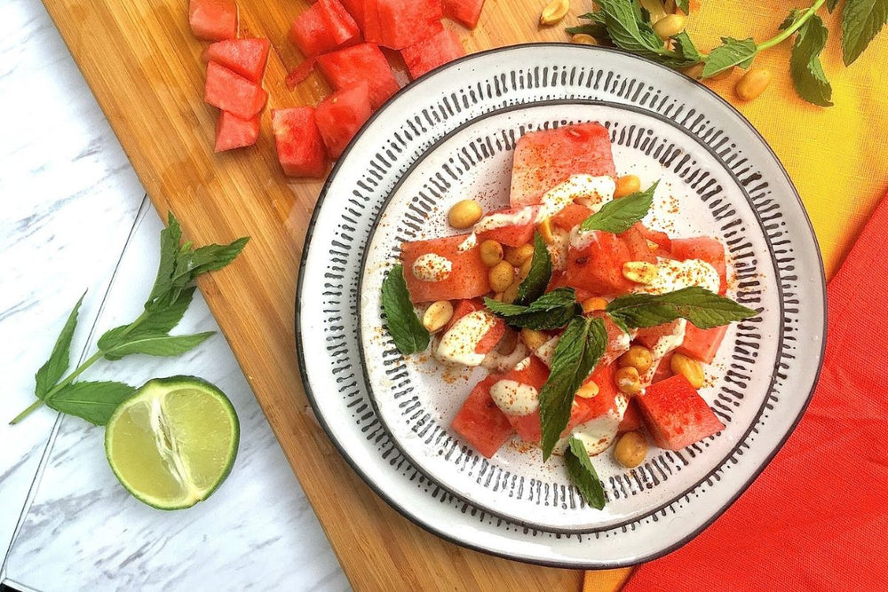 spicy watermelon summer salad