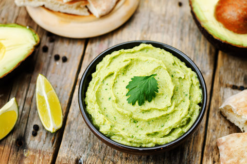 Plant Based Appetizer Avocado Hummus