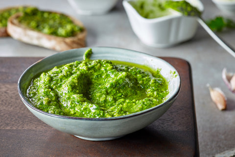 The best and easiest oil-free creamy vegan pesto recipe