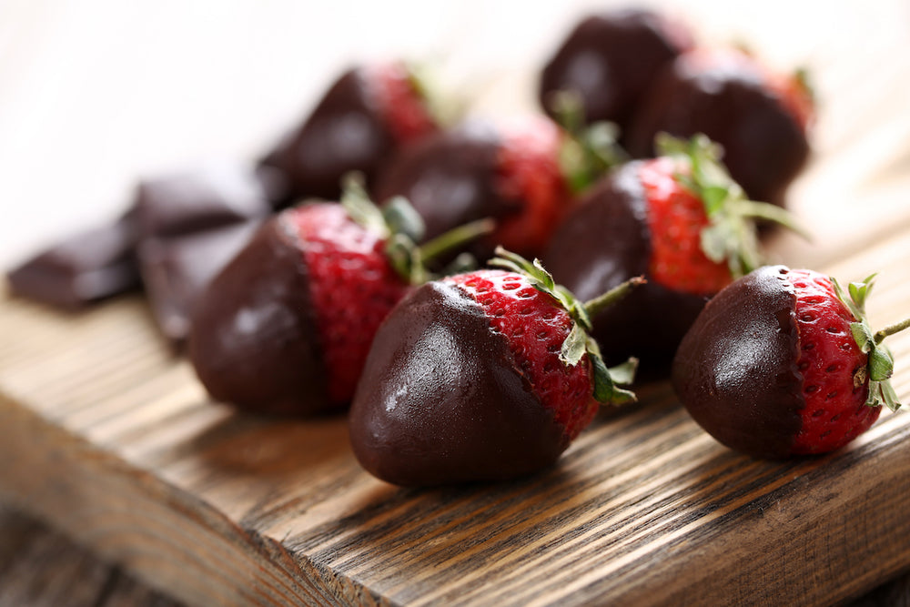 vegan chocolate covered strawberries