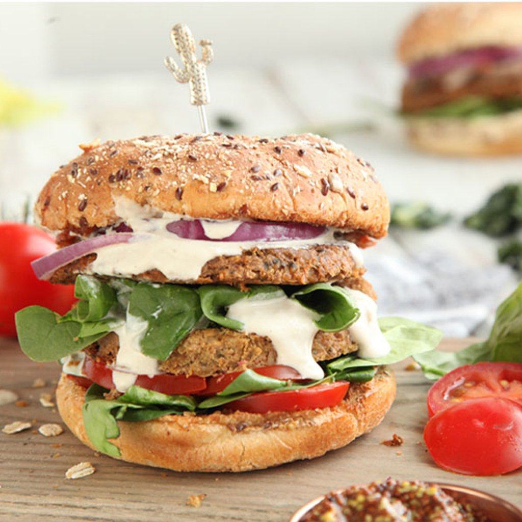 MamaSezz Get Me Started Bundle Double Burger plant based diet beginners