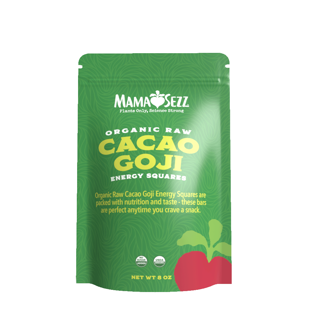 Organic Raw Cacao Goji Energy Squares