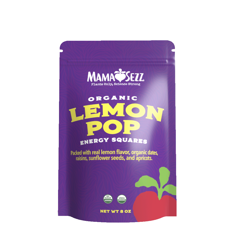 Organic Lemon Pop Energy Squares