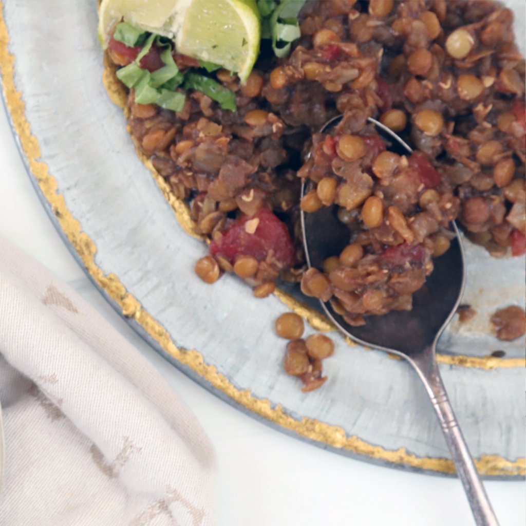 MamaSezz Jerk Lentils vegan weight loss meal plan delivery
