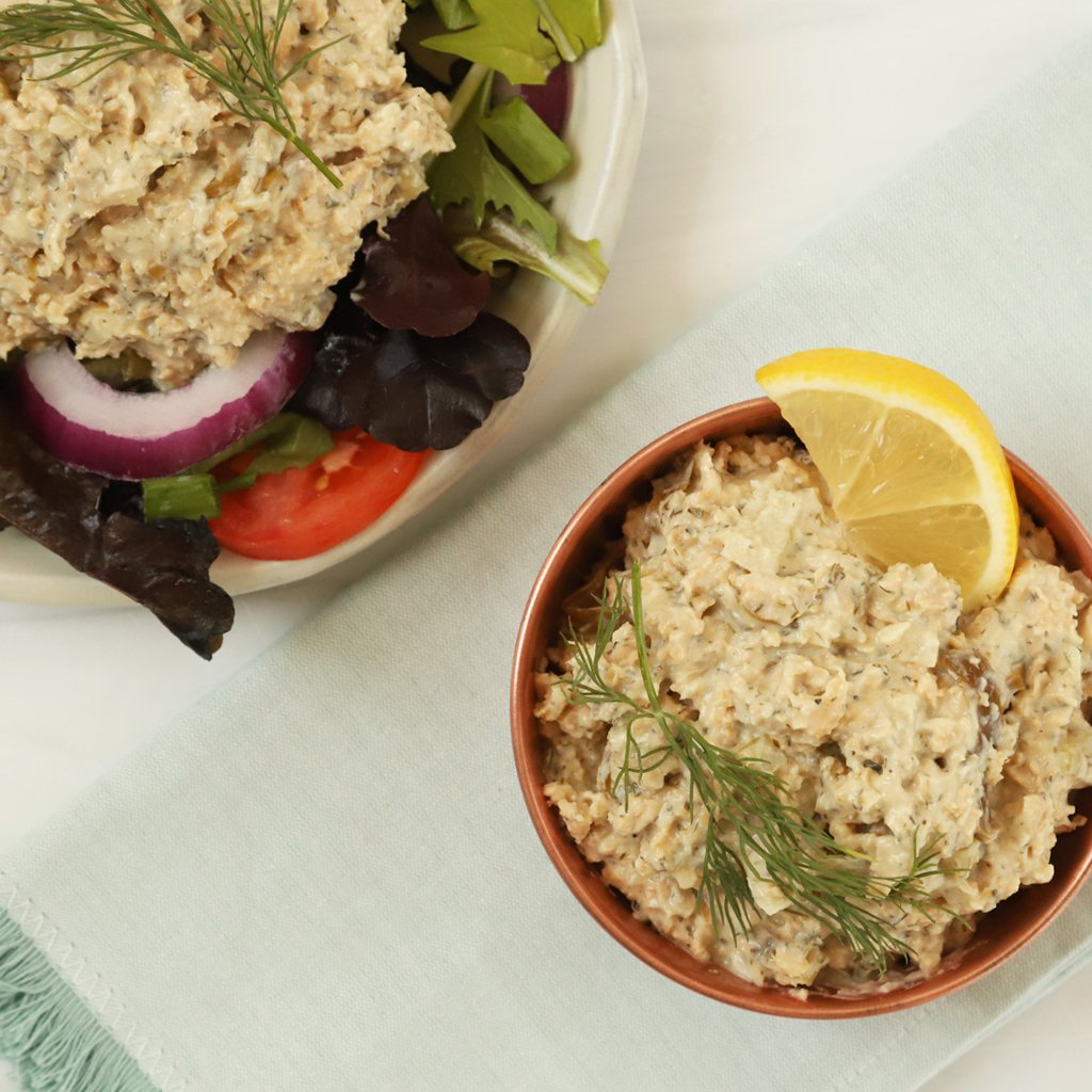 MamasSezz Chick'n salad vegan weight loss meal plan delivery