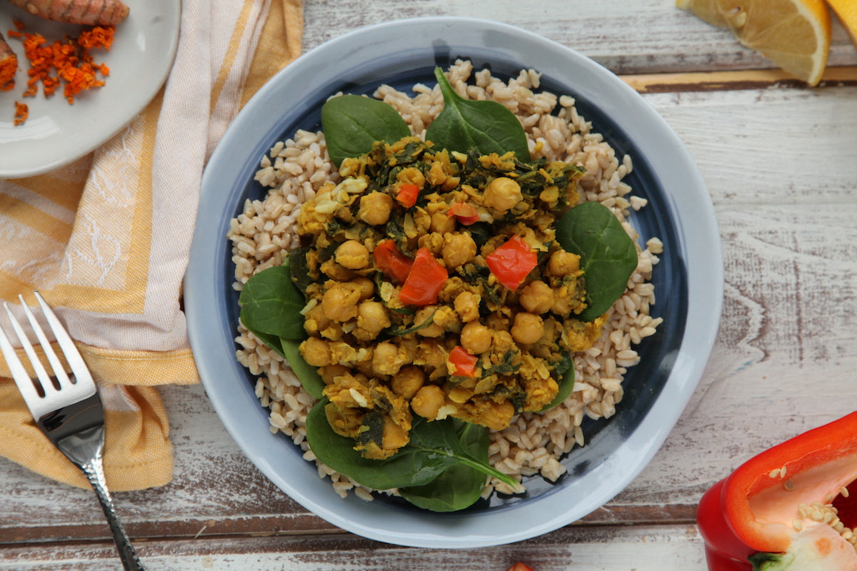 nutritarian diet breakfast scramble