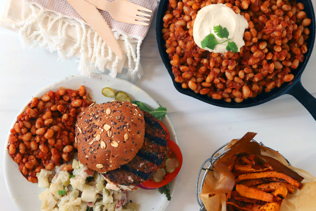 Mamasezz plant based baked beans delivered