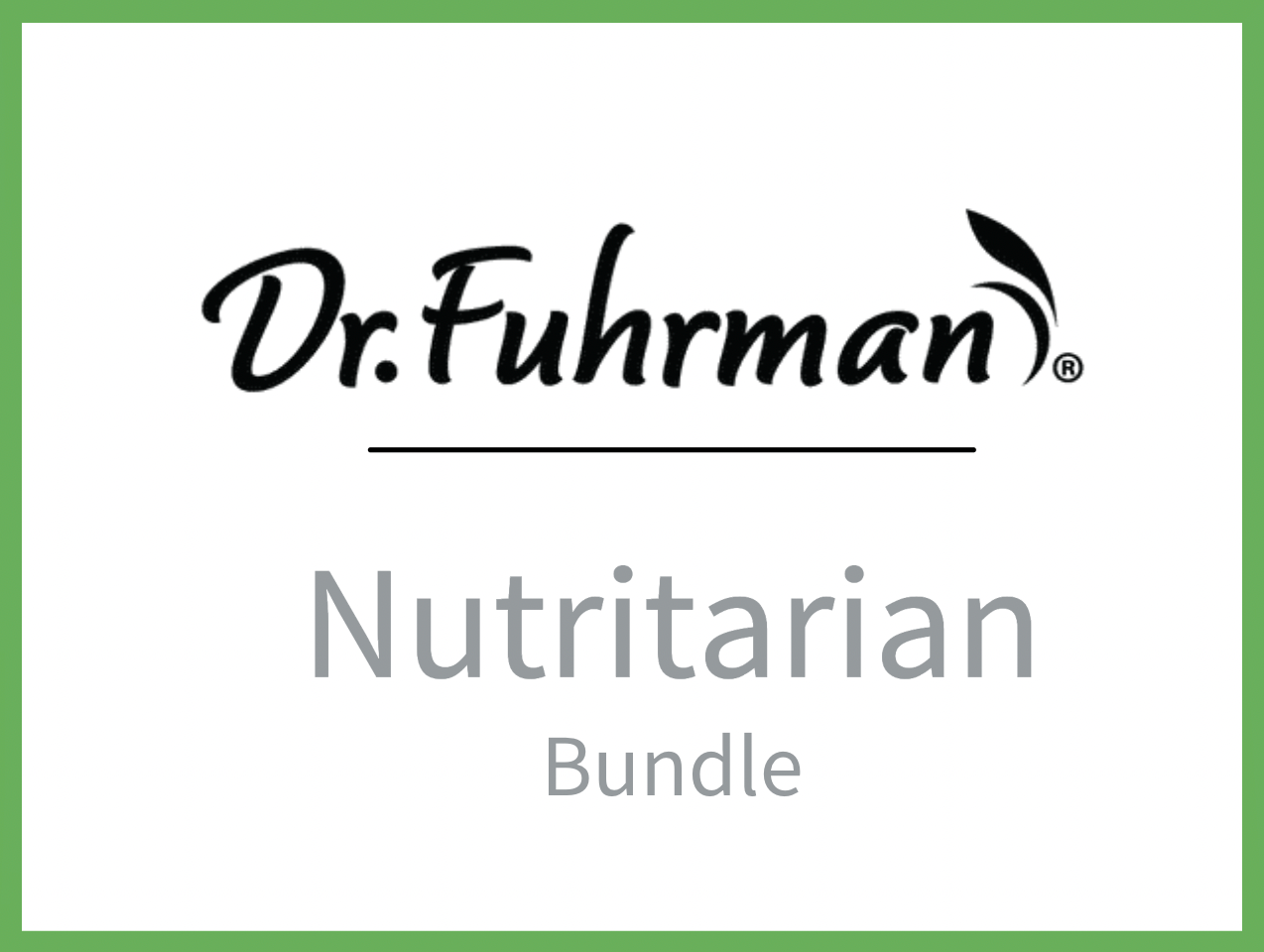 dr. fuhrman bundle