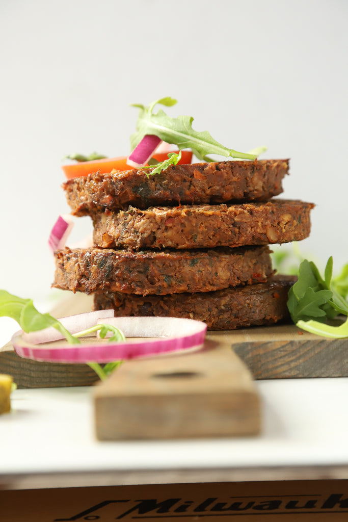 Mamasezz grillable plant based vegan burgers delivered