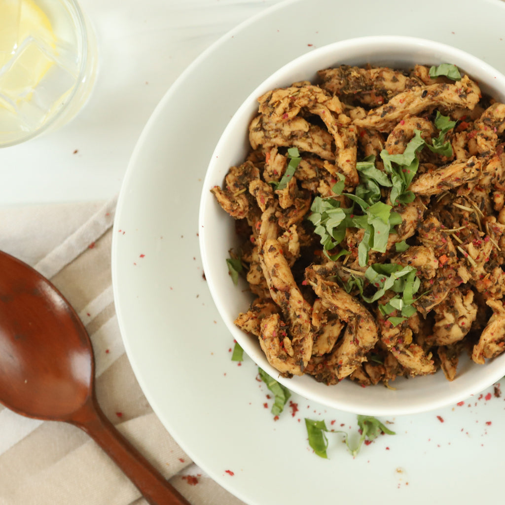 Italian Herb Protein Strips Vegan prepared meal delivery